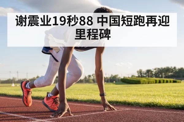 谢震业19秒88 中国短跑再迎里程碑
